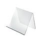 Azar® 6 1/2"(H) x 7"(W) x 7 1/2"(D) Acrylic Easel Display, 10/Pack