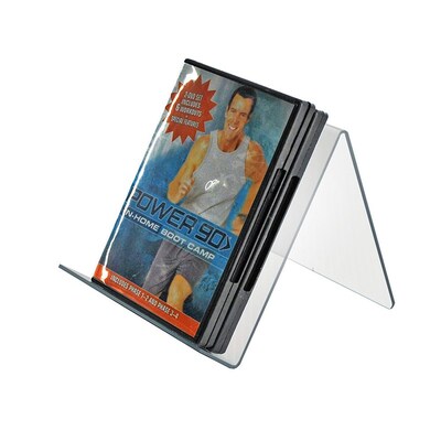 Azar® 6 1/2(H) x 7(W) x 7 1/2(D) Acrylic Easel Display, 10/Pack