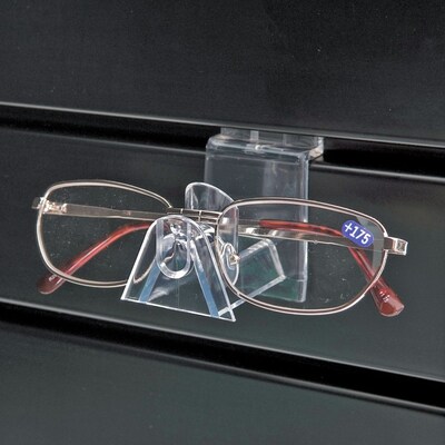 Azar Displays Interlocking Eyeglass Holder for Slatwall, 25-Pack (550010)