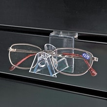 Azar® Interlocking Eyeglass Holder For Slatwall, 25/Pack
