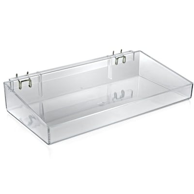 Azar® Open Tray, 3(H) x 16(W) x 8(D), 2/Pk