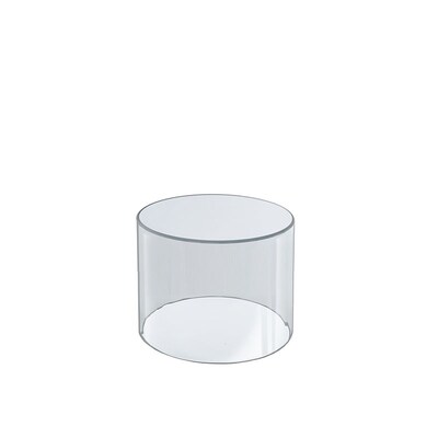 Azar® 4(H) x 4(Dia) Acrylic Cylinder, 2/Pk