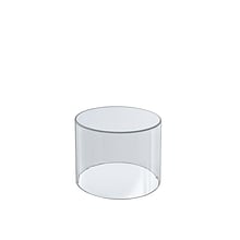 Azar® 4(H) x 4(Dia) Acrylic Cylinder, 2/Pk