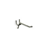 Azar® 2 x 0.148(Dia) All Wire Galvanized Metal Hooks, 50/Pack