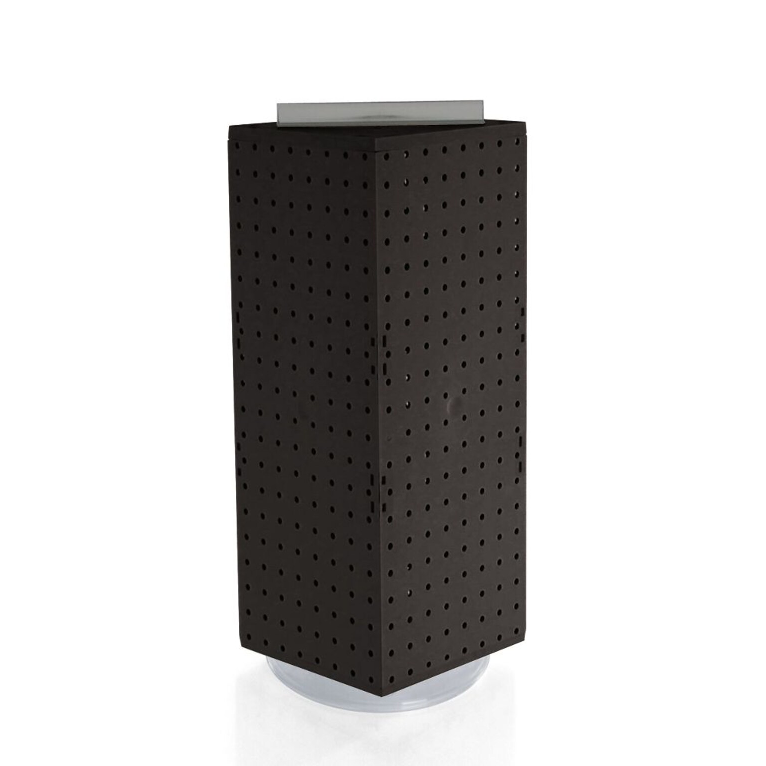 Azar® 20(H) x 8(W) x 8(D) 4-Sided Interlocking Pegboard Display, Black