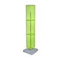 Azar® 60(H) x 8(W) x 8(D) Interlocking Pegboard Floor Display, Green