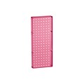 Azar® 20(H) x 8(W) Pegboard 1-Sided Wall Panel, Translucent Pink, 2/Pack