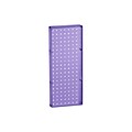 Azar® 20(H) x 8(W) Pegboard 1-Sided Wall Panel, Translucent Purple, 2/Pack