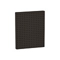 Azar® 20(H) x 16(W) Pegboard 1-Sided Wall Panel, Solid Black, 2/Pack