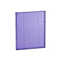 Azar® 20(H) x 16(W) Pegboard 1-Sided Wall Panel, Translucent Purple, 2/Pack