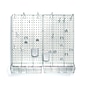 Azar® Pegboard Organizer Kit, Clear Frosted