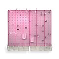 Azar® Pegboard Organizer Kit, Pink Frosted