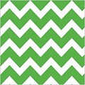 Shamrock 20 x 30 Bold Chevron Printed Tissue Paper; Apple Green, 200/Pack