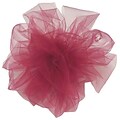 Shamrock 6 x 25 yds. Tulle Ribbon; Burgundy, Roll