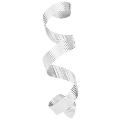 Shamrock 3/16" x 500 yds. Splendorette® Crimped Curling Ribbon; White, Roll