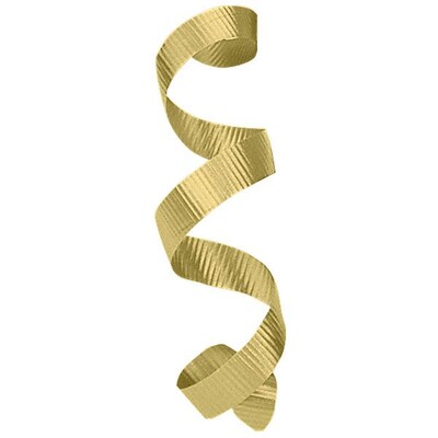 Shamrock 3/16" x 500 yds. Splendorette® Crimped Curling Ribbon; Gold, Roll