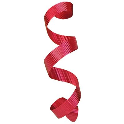 Shamrock 3/16 x 500 yds. Splendorette® Crimped Curling Ribbon; Red, Roll