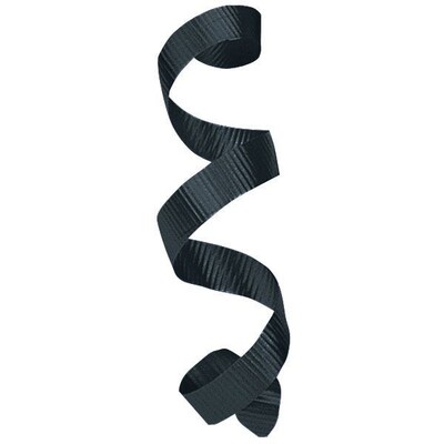 Shamrock 3/16 x 500 yds. Splendorette® Crimped Curling Ribbon; Black, Roll