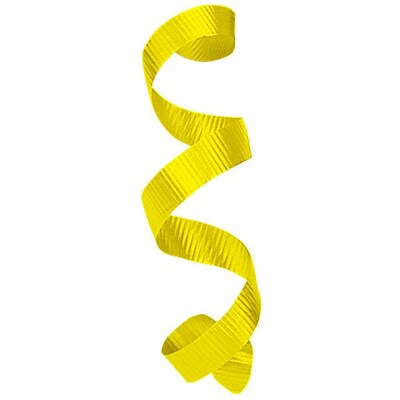 Shamrock 3/16" x 500 yds. Splendorette® Crimped Curling Ribbon; Sunshine, Roll