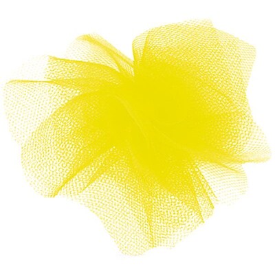 Shamrock 6" x 25 yds. Tulle Ribbon; New Yellow, Roll