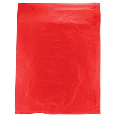 Shamrock 12 x 15 High Density Merchandise Bags; Red, 1000/Carton