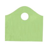 Shamrock 12 x 11 x 4 Super Wave® Die Cut Handle Bags Pack; Citrus Green, 250/Carton