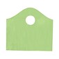 Shamrock 12" x 11" x 4" Super Wave® Die Cut Handle Bags Pack; Citrus Green, 250/Carton