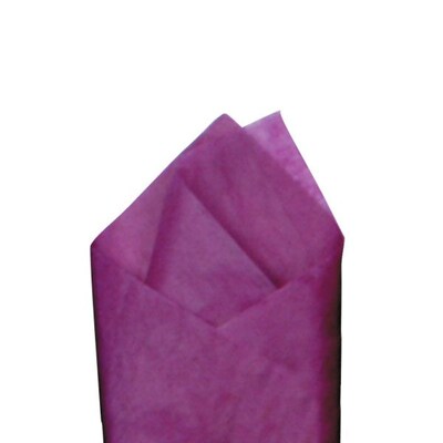 Shamrock 20 x 30 Satinwrap® Solid Tissue Paper; Plum, 480/Pack