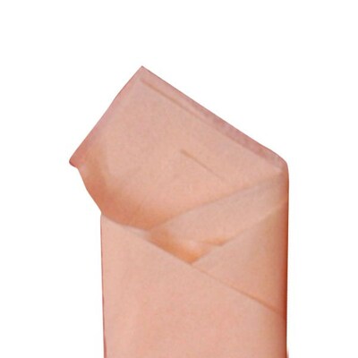 Shamrock 20 x 30 Satinwrap® Solid Tissue Paper, Peach, 480/Pack