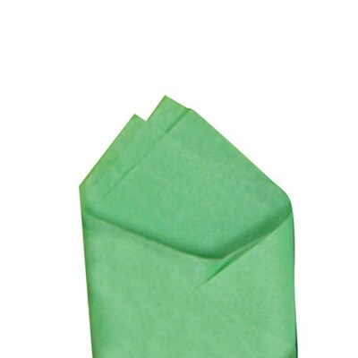Shamrock 20" x 30" Satinwrap® Solid Tissue Paper; Apple Green, 480/Pack