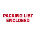 Tape Logic™ 2 x 110 yds. Pre Printed Packing List Enclosed Carton Sealing Tape, 6/Pack