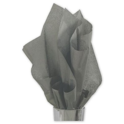 Bags & Bows 20 x 30 Solid Tissue Papers, Slate Gray, 480/Pack (11-01-116)