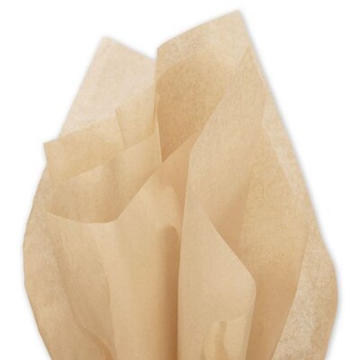 Bags & Bows 20 x 30 Solid Tissue Paper, Tan (11-01-31)