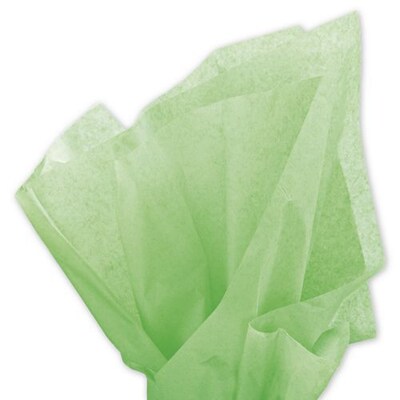 Bags & Bows 20 x 30 Solid Tissue Paper, Apple Green
