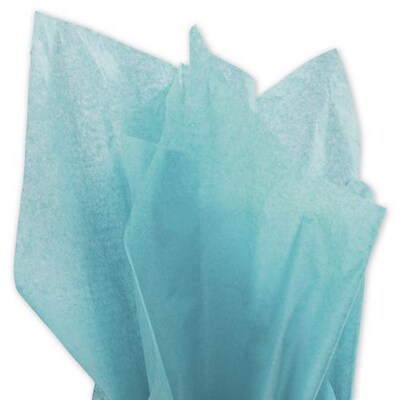 Bags & Bows 20 x 30 Solid Tissue Paper, Bright Turquoise (11-01-89)