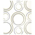 Bags & Bows® 20 x 30 Metallic Circles Tissue Paper, White, 200/Pack