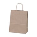 Bags & Bows® 8 3/4 x 6 x 13 Debbie Recycled Paper Shoppers, Kraft, 250/Pack