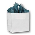 Bags & Bows® 8 x 5 x 8 Ruby Paper Shoppers, 250/Pack