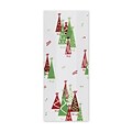 Bags & Bows® 5 x 3 x 11 1/2 Rockin Christmas Tree Cello Bags, White, 100/Pack