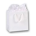 Bags & Bows® 6 1/2 x 3 1/2 x 6 1/2 Matte Laminated Euro-Shoppers, 200/Pack