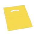 Plastic 15H x 12W Die-Cut Handle Shopping Bags, Yellow, 1000/Pack (248-1215-4)