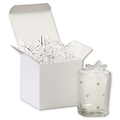 Bags & Bows 3 x 3 x 3 One-Piece Gift Boxes, White, 100/Pack (250-030303C-9)