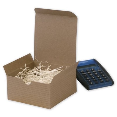 Bags & Bows® 2 x 4 x 4 One-Piece Gift Boxes, 100/Pack (250-040402C-8)
