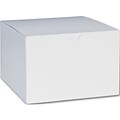 Bags & Bows® 4 x 6 x 6 One-Piece Gift Boxes, White, 100/Pack