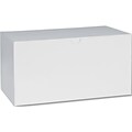 Bags & Bows® 4 1/2 x 4 1/2 x 9 One-Piece Gift Boxes, White, 100/Pack