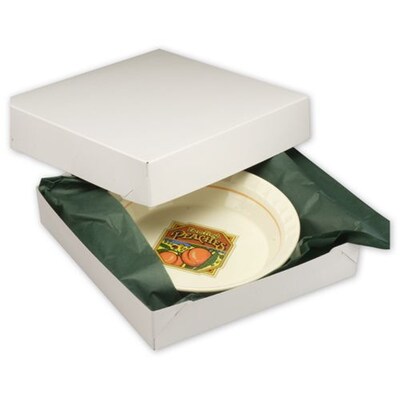 Bags & Bows® 12 x 12 x 2 1/2 Two-Piece Gift Boxes, White, 50/Pack