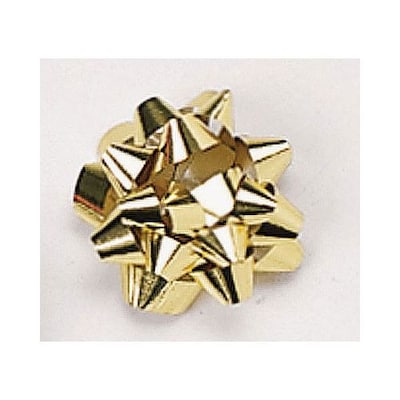 1 1/4 Jewelers Star Bows, Metallic Gold (256-01116-15M)