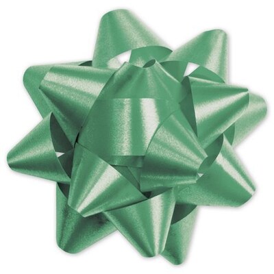 3 3/4 Splendorette® Star Bows, Emerald (256-0315-40)