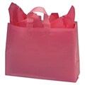 Bags & Bows® 16 x 6 x 12 Frosted High Density Shoppers, 250/Pack