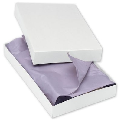 Bags & Bows® 15 x 9 1/2 x 2 Two-Piece Apparel Boxes, 100/Pack (51-150902C-9)